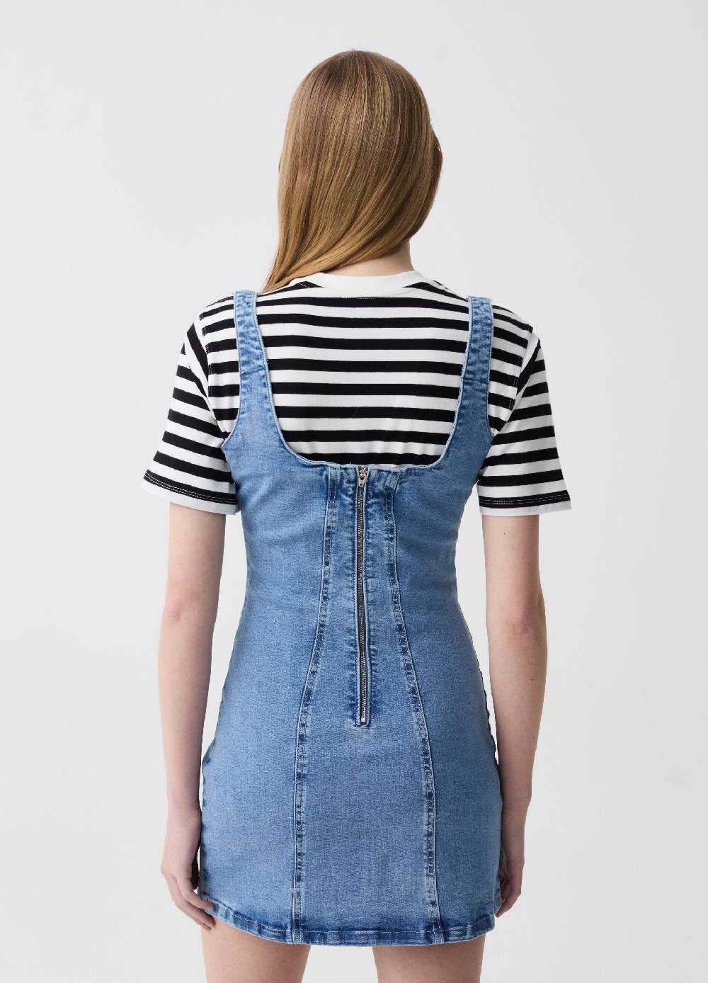 Ovs Abito Corto In Denim