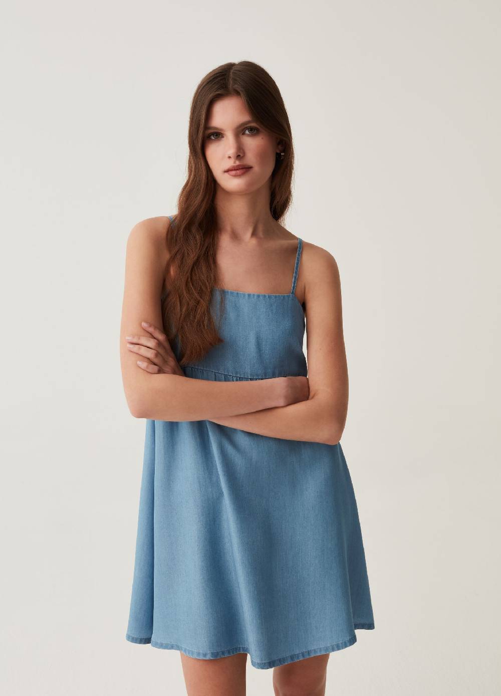 Ovs Abito corto in Lyocell con fiocco