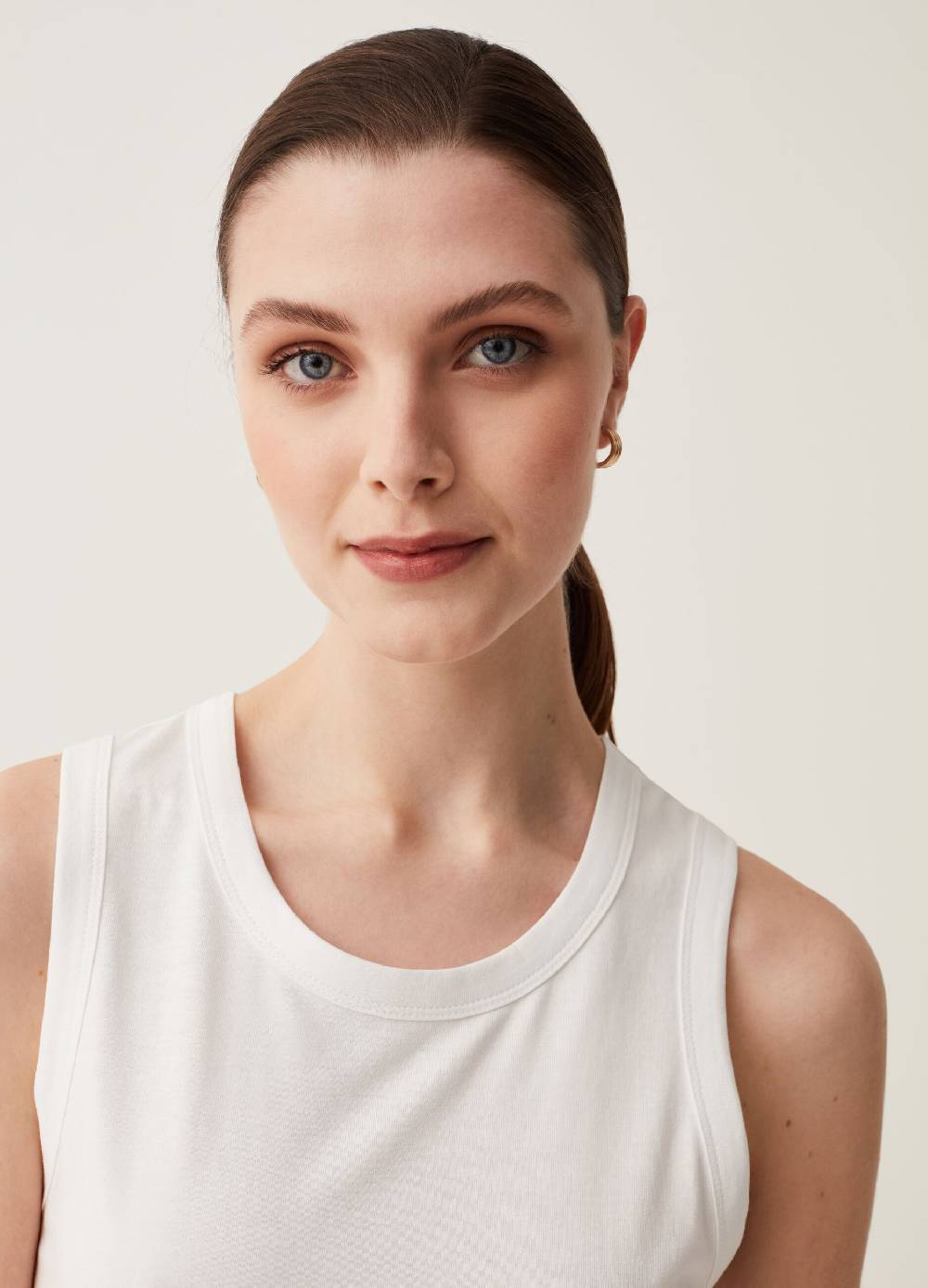 Ovs Abito Corto Smanicato In Cotone