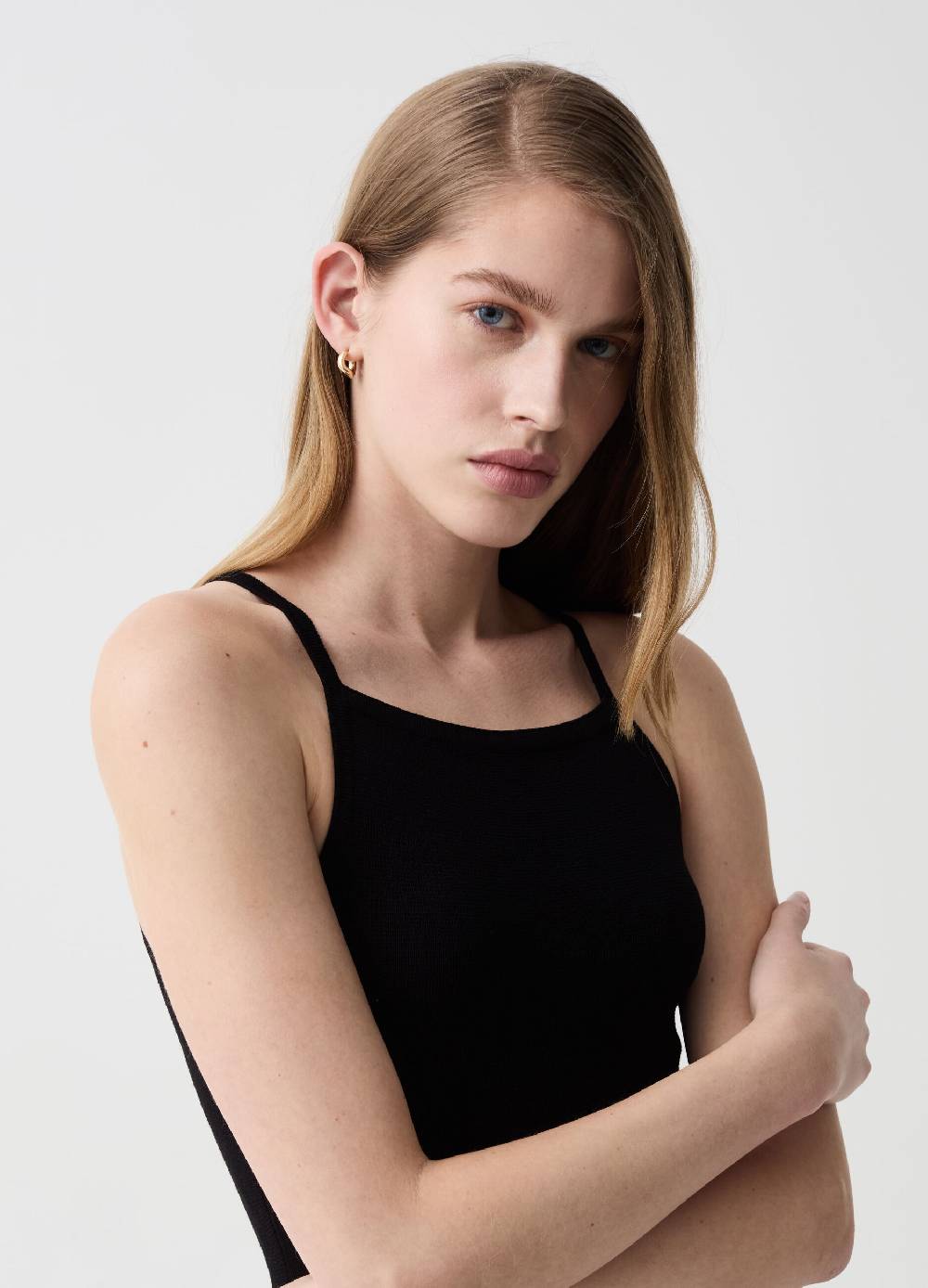 Ovs Abito Corto Tinta Unita