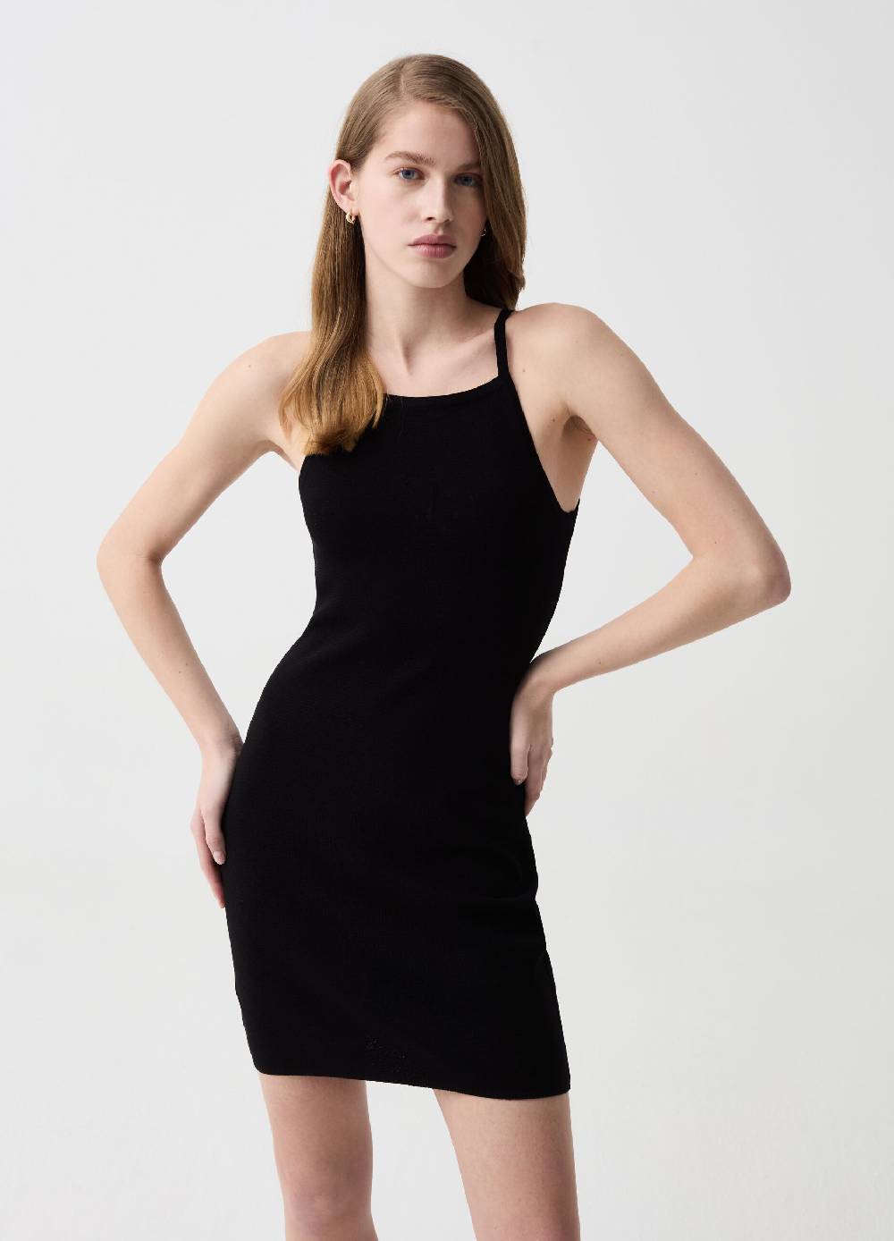 Ovs Abito corto tinta unita