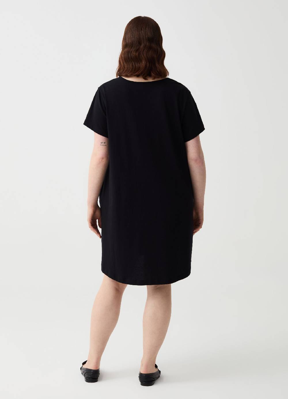 Ovs Abito Essential Corto Con Scollo A V Curvy