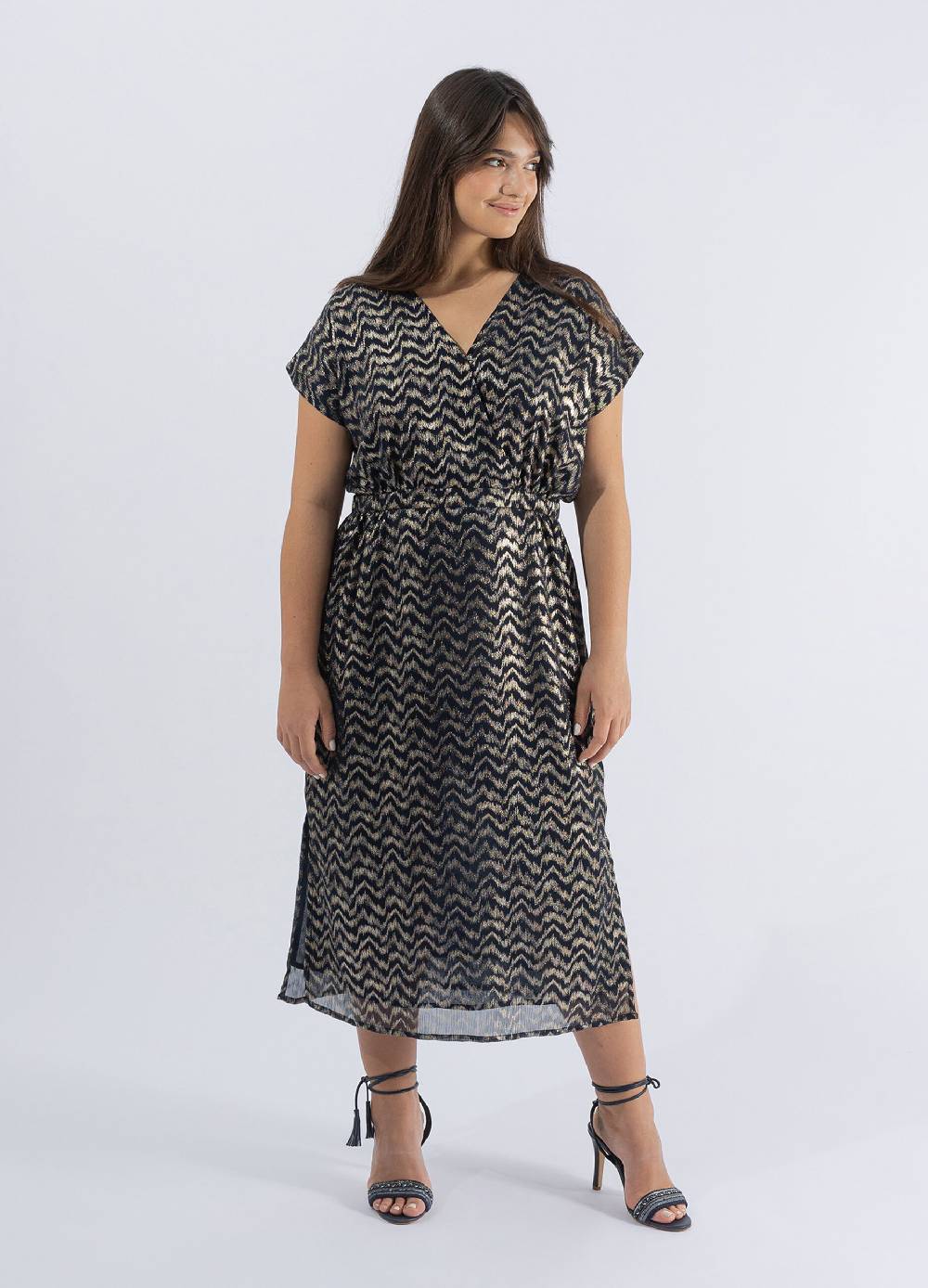 Ovs Abito lungo con stampa animalier Curvy