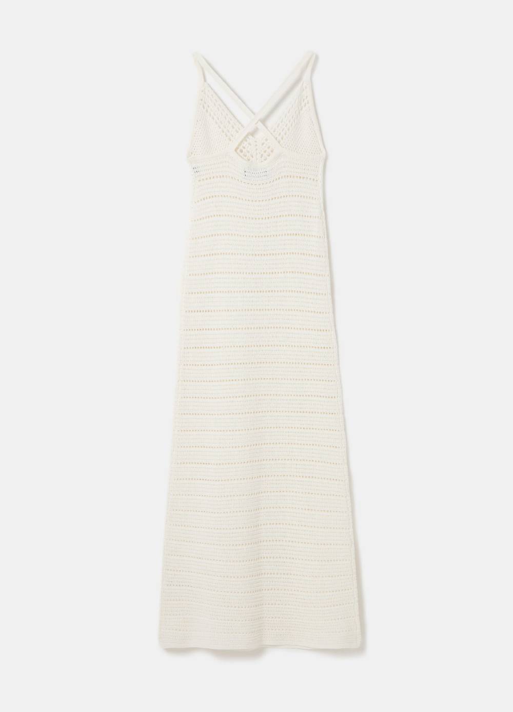 Ovs Abito Lungo In Cotone Con Scollo A V PIOMBO