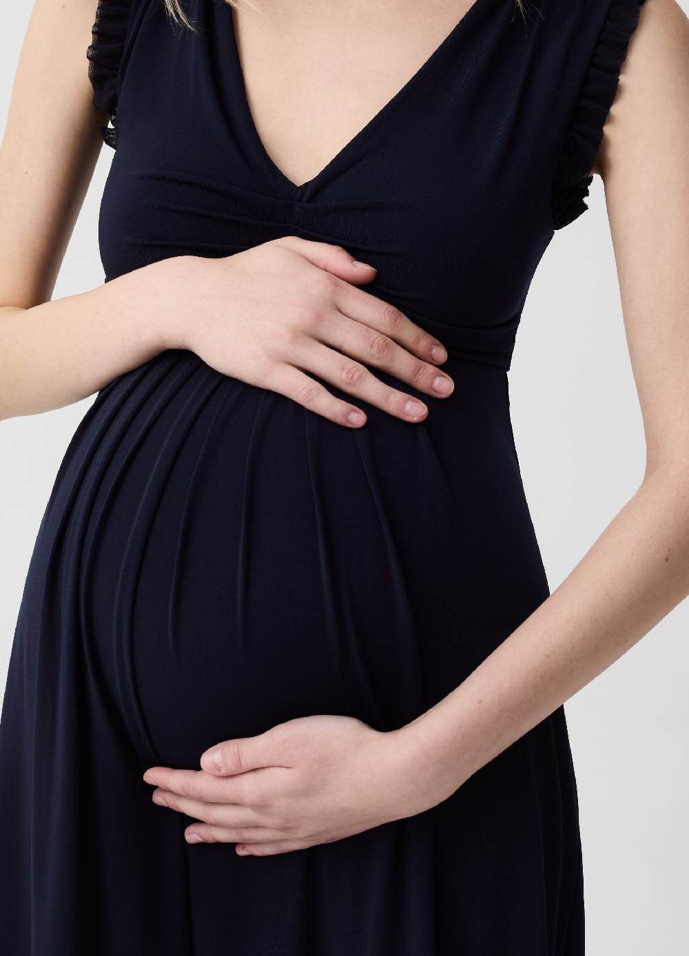 Ovs Abito Lungo Premaman Con Scollo A V