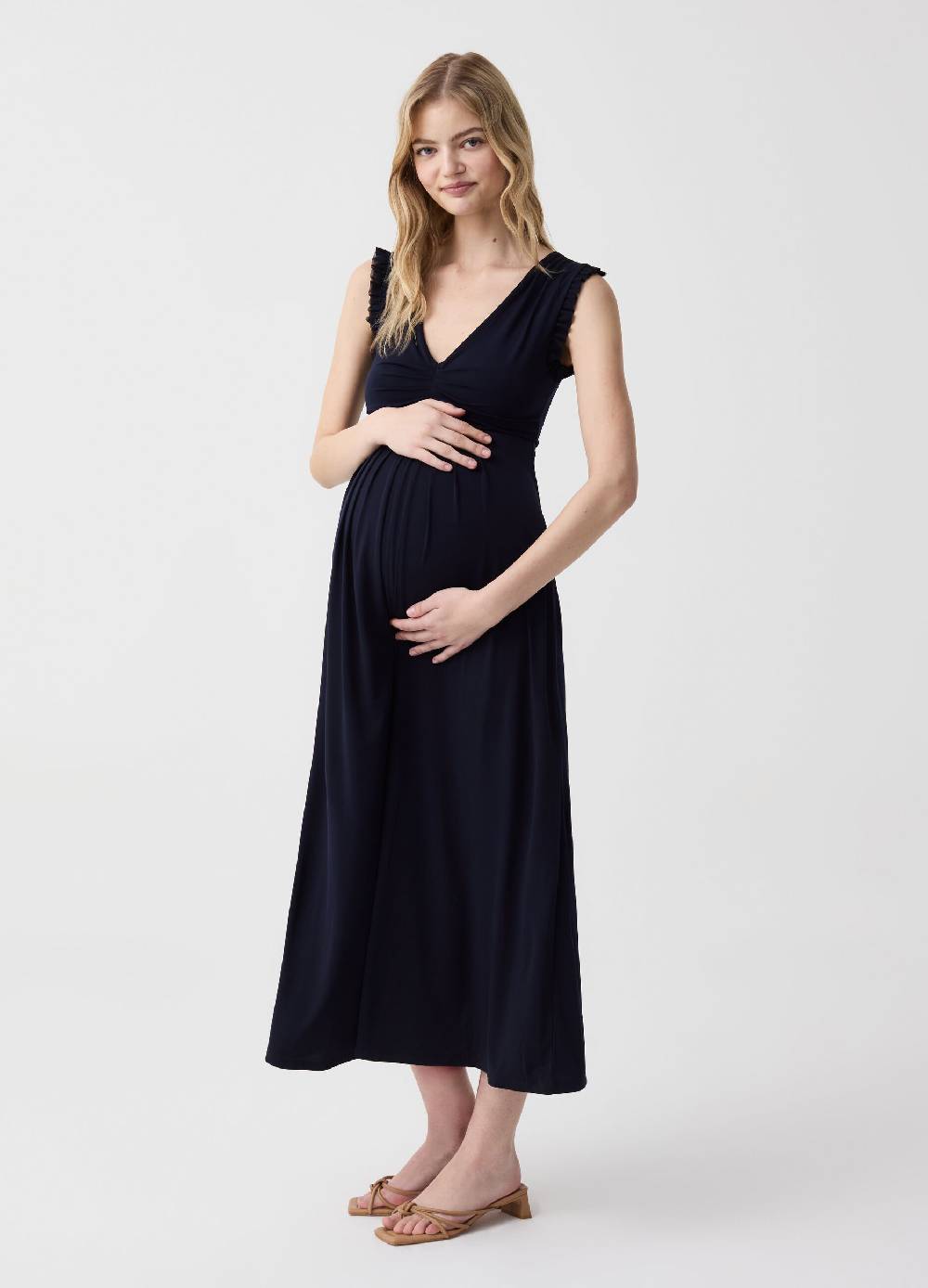 Ovs Abito lungo premaman con scollo a V