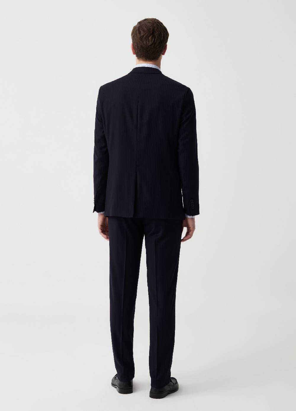 Ovs Abito Slim Fit Gessato Monopetto
