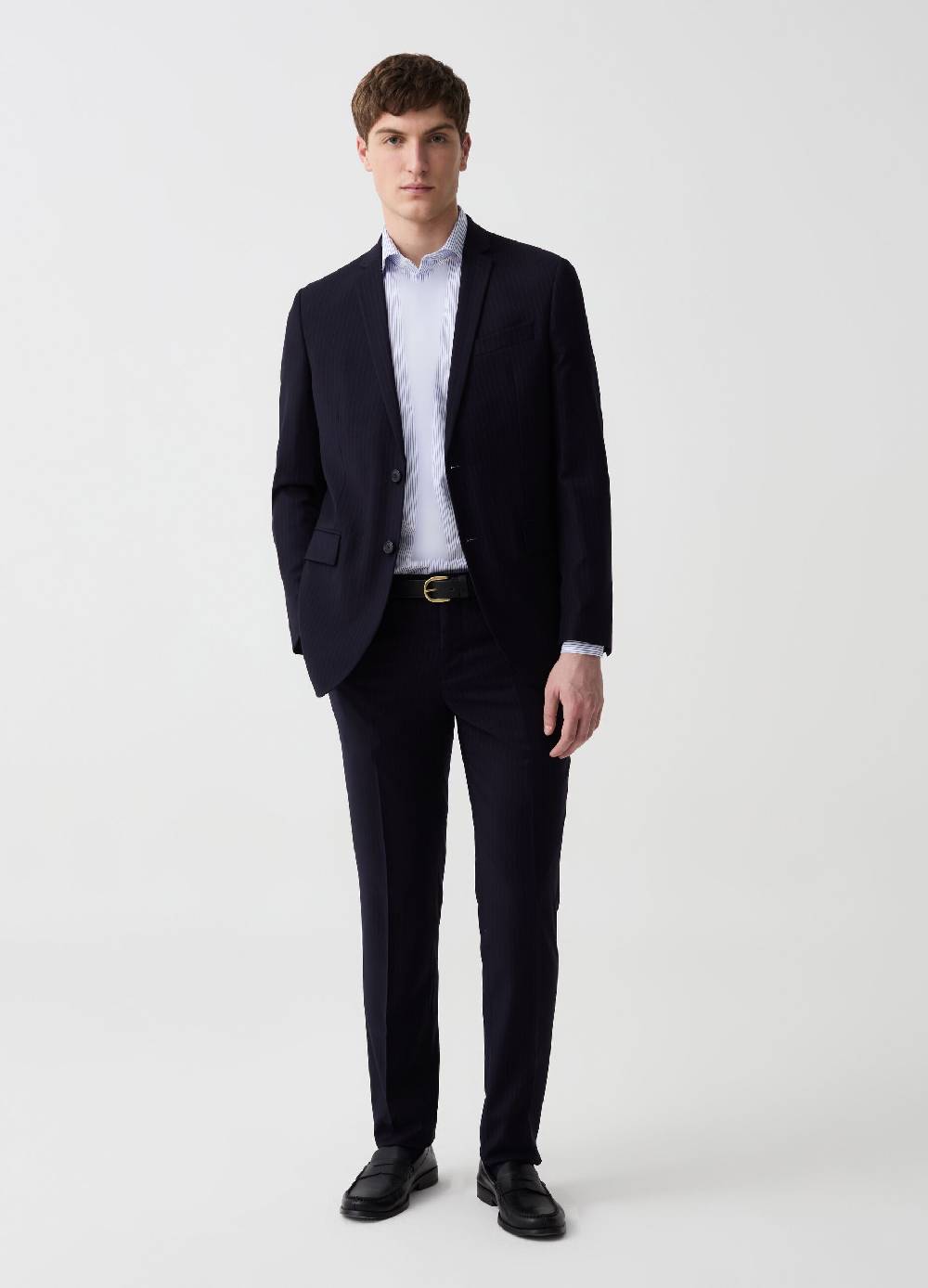 Ovs Abito slim fit gessato monopetto