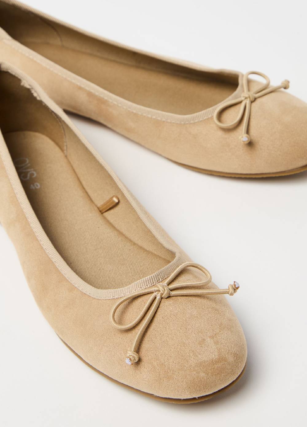 Ovs Ballerine Scamosciate Con Fiocchetto