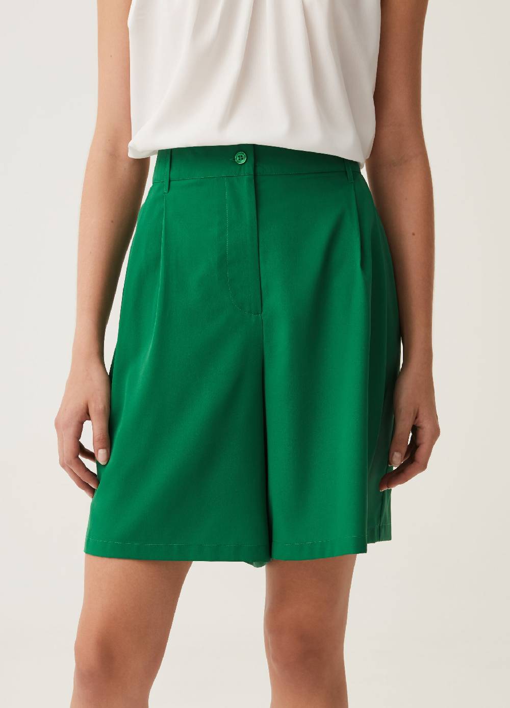 Ovs Bermuda A Vita Alta Con Pinces