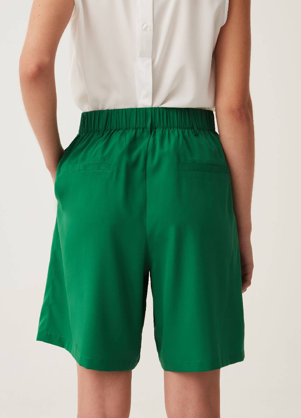 Ovs Bermuda A Vita Alta Con Pinces