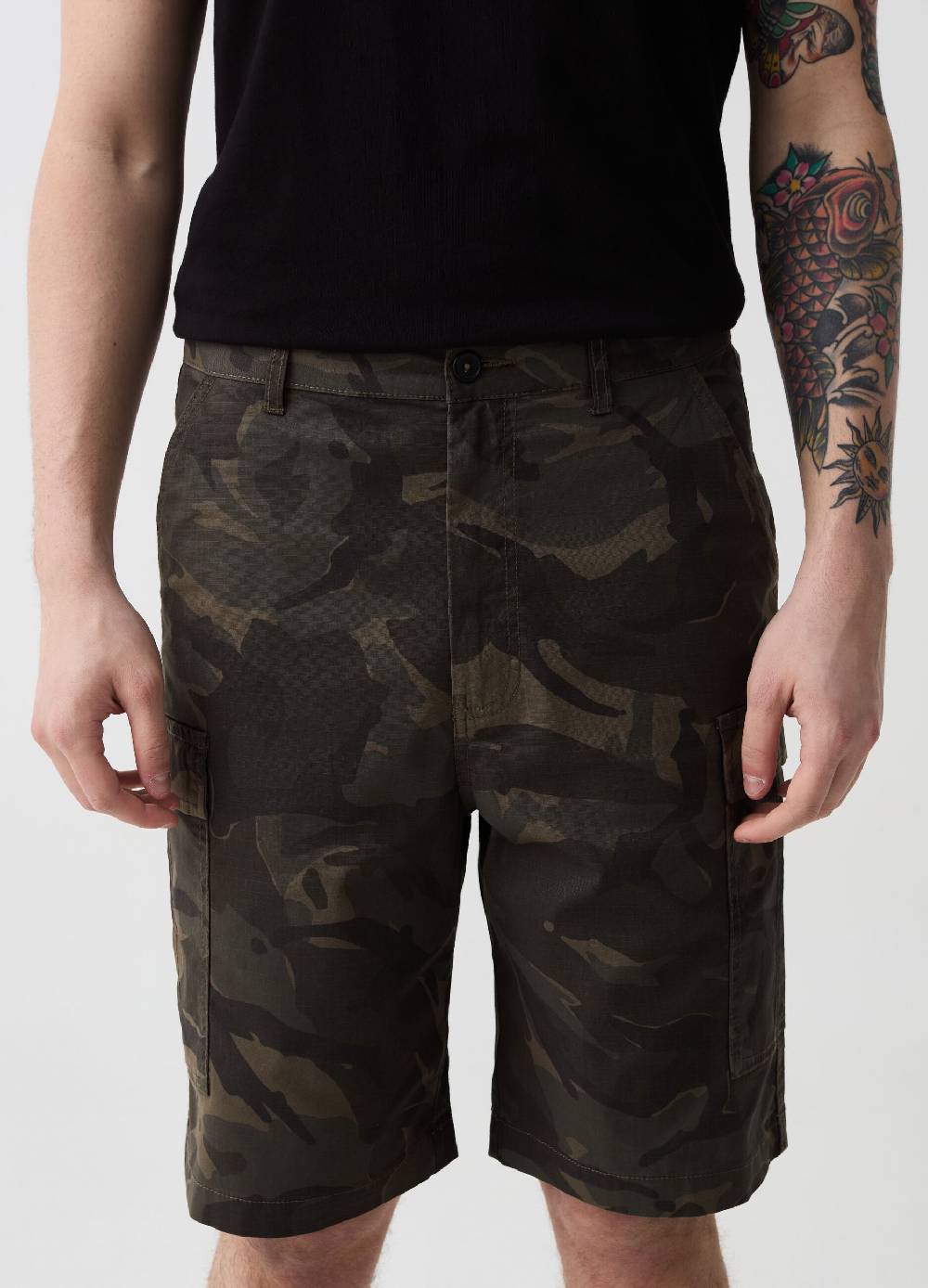 Ovs Bermuda Cargo Camouflage
