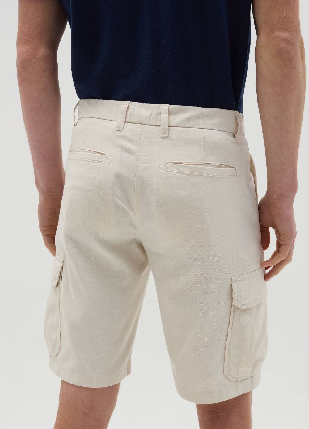 Ovs Bermuda Cargo In Cotone E Lino