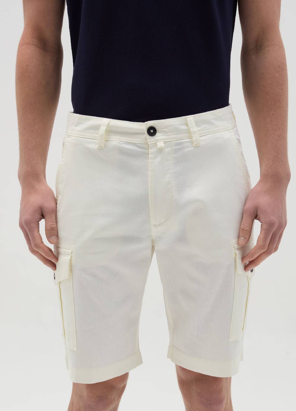 Ovs Bermuda Cargo In Cotone Stretch