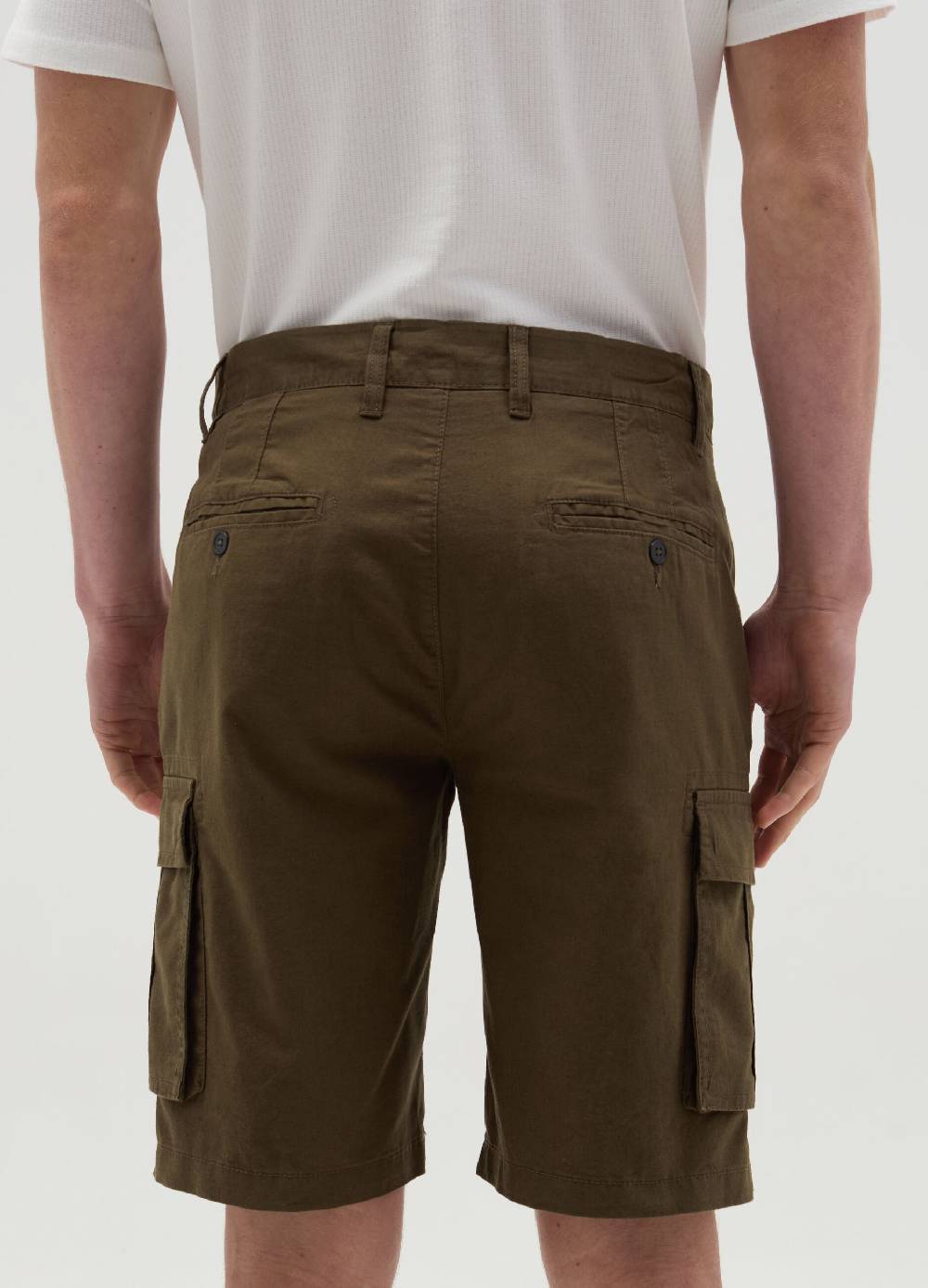 Ovs Bermuda Cargo In Cotone Stretch