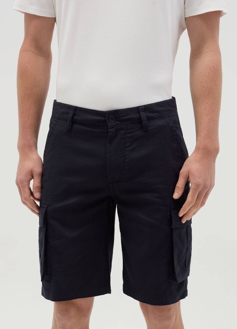 Ovs Bermuda Cargo In Cotone Stretch