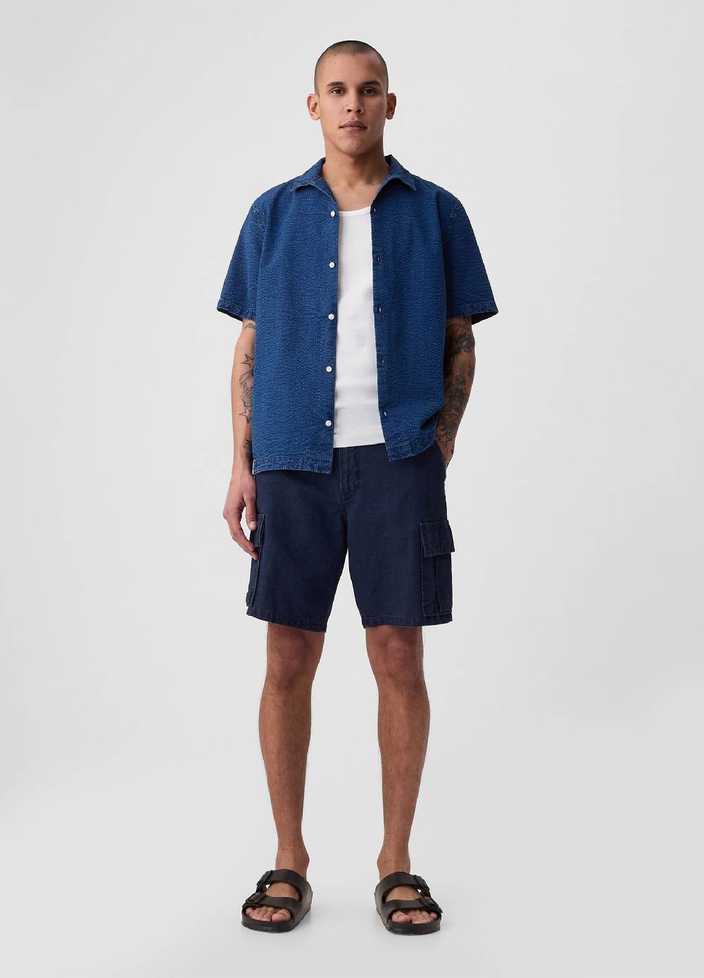 Ovs Bermuda cargo in lino e cotone