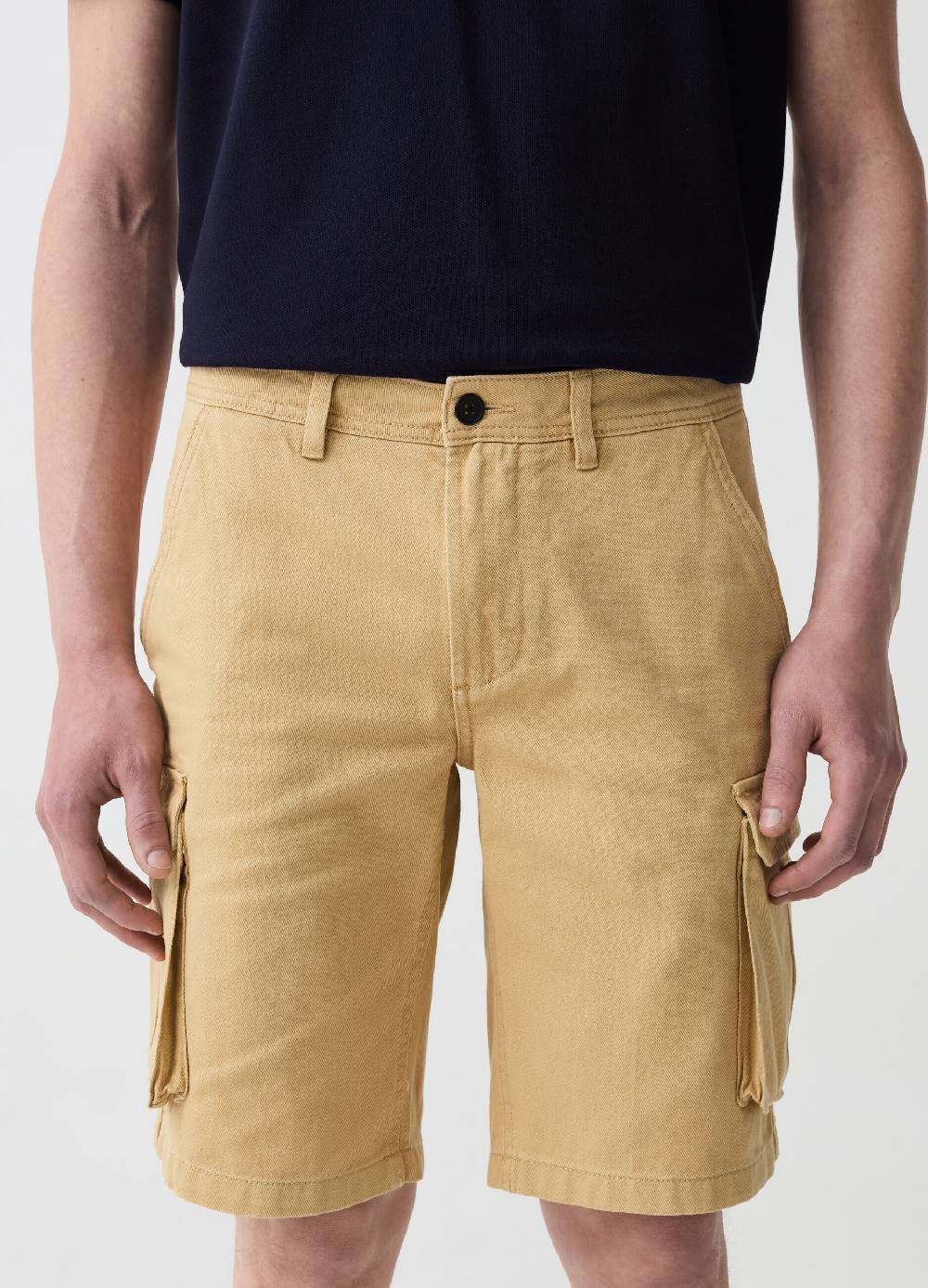 Ovs Bermuda Cargo In Twill Di Cotone