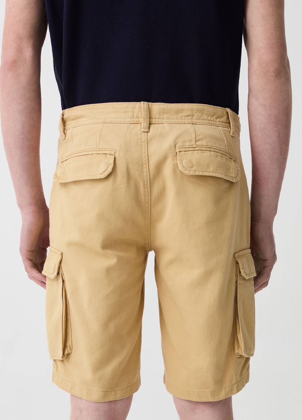 Ovs Bermuda Cargo In Twill Di Cotone