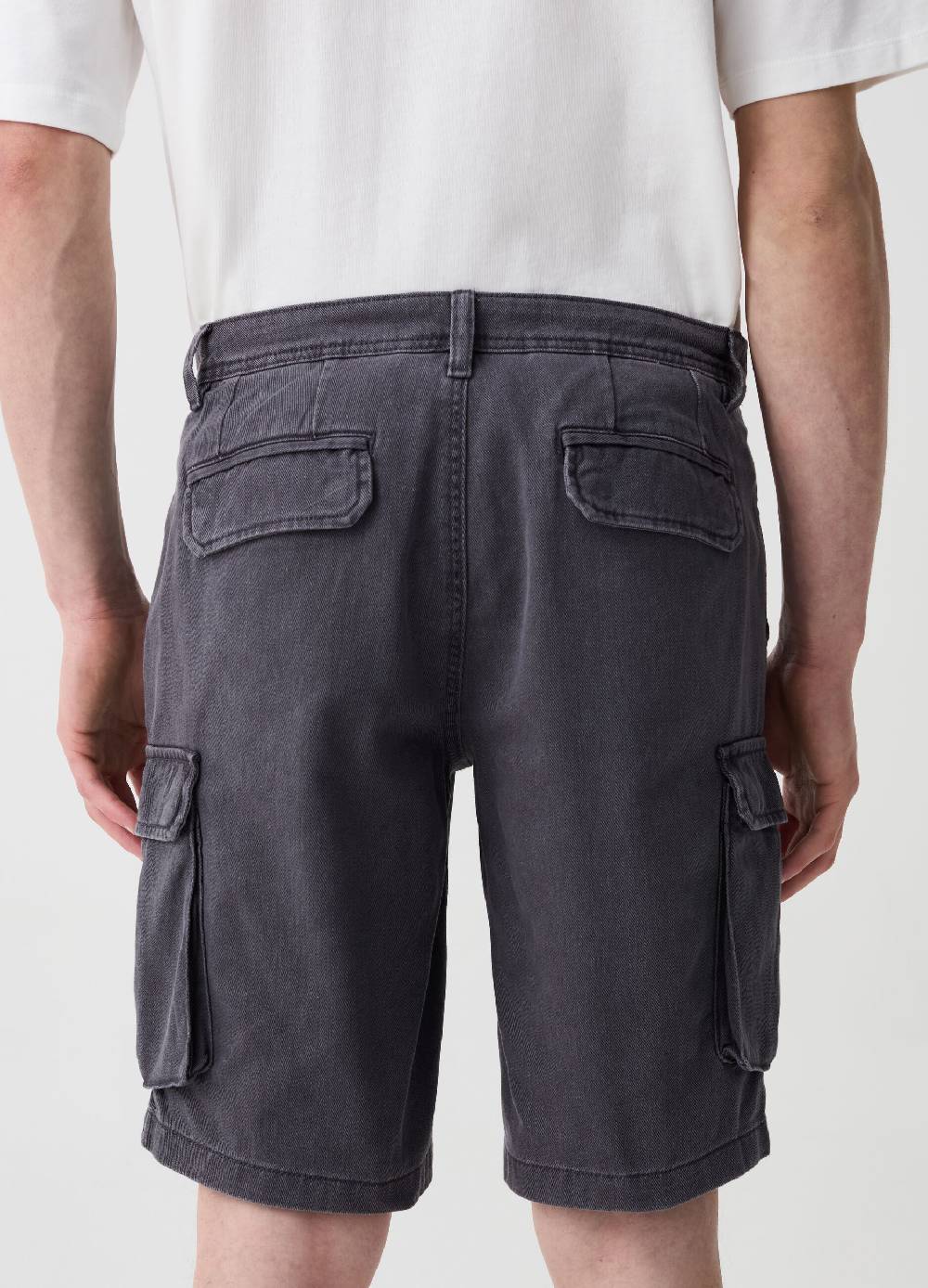 Ovs Bermuda Cargo In Twill Di Cotone