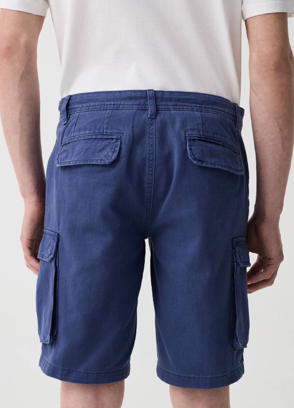 Ovs Bermuda Cargo In Twill Di Cotone