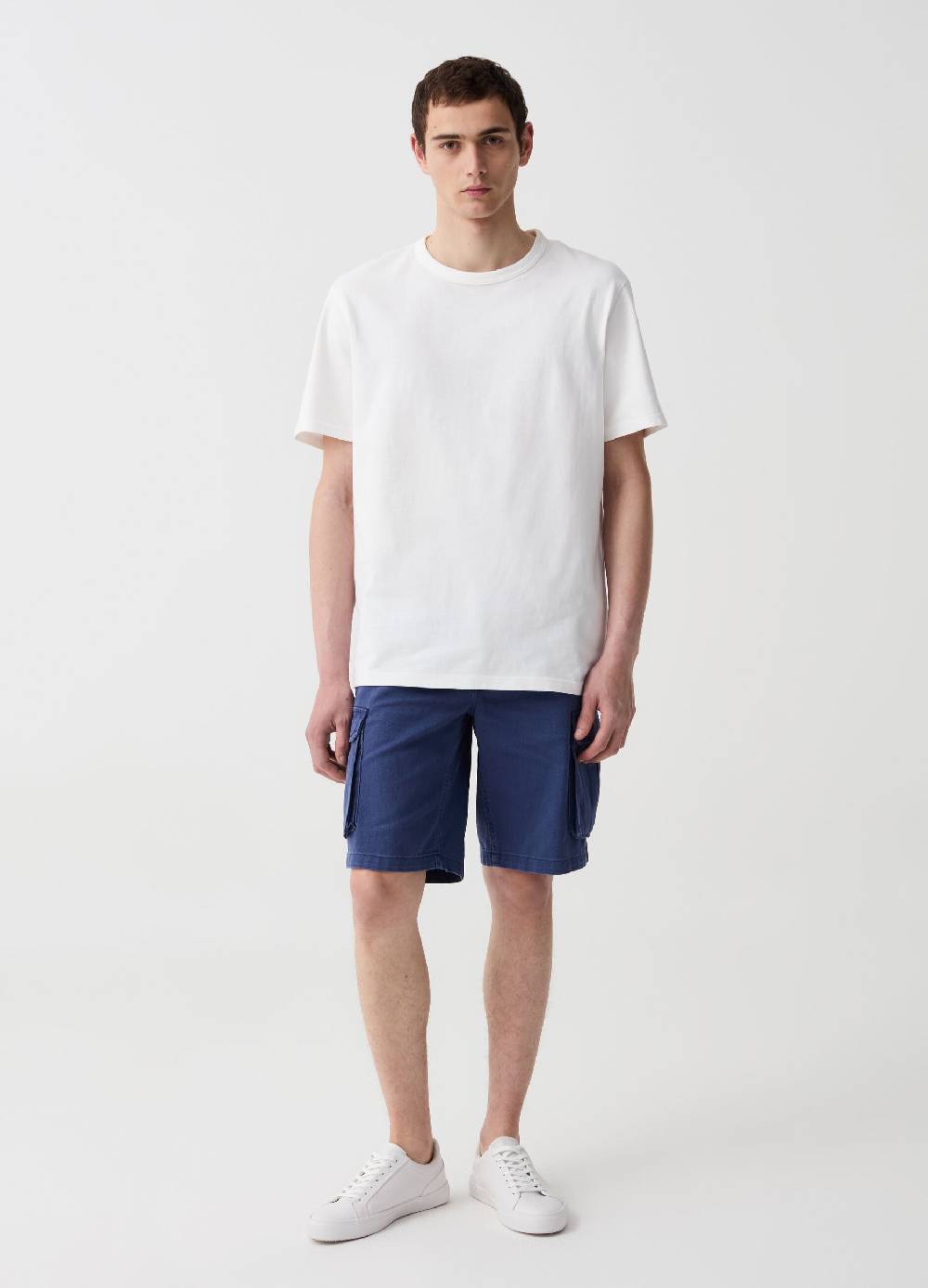 Ovs Bermuda cargo in twill di cotone
