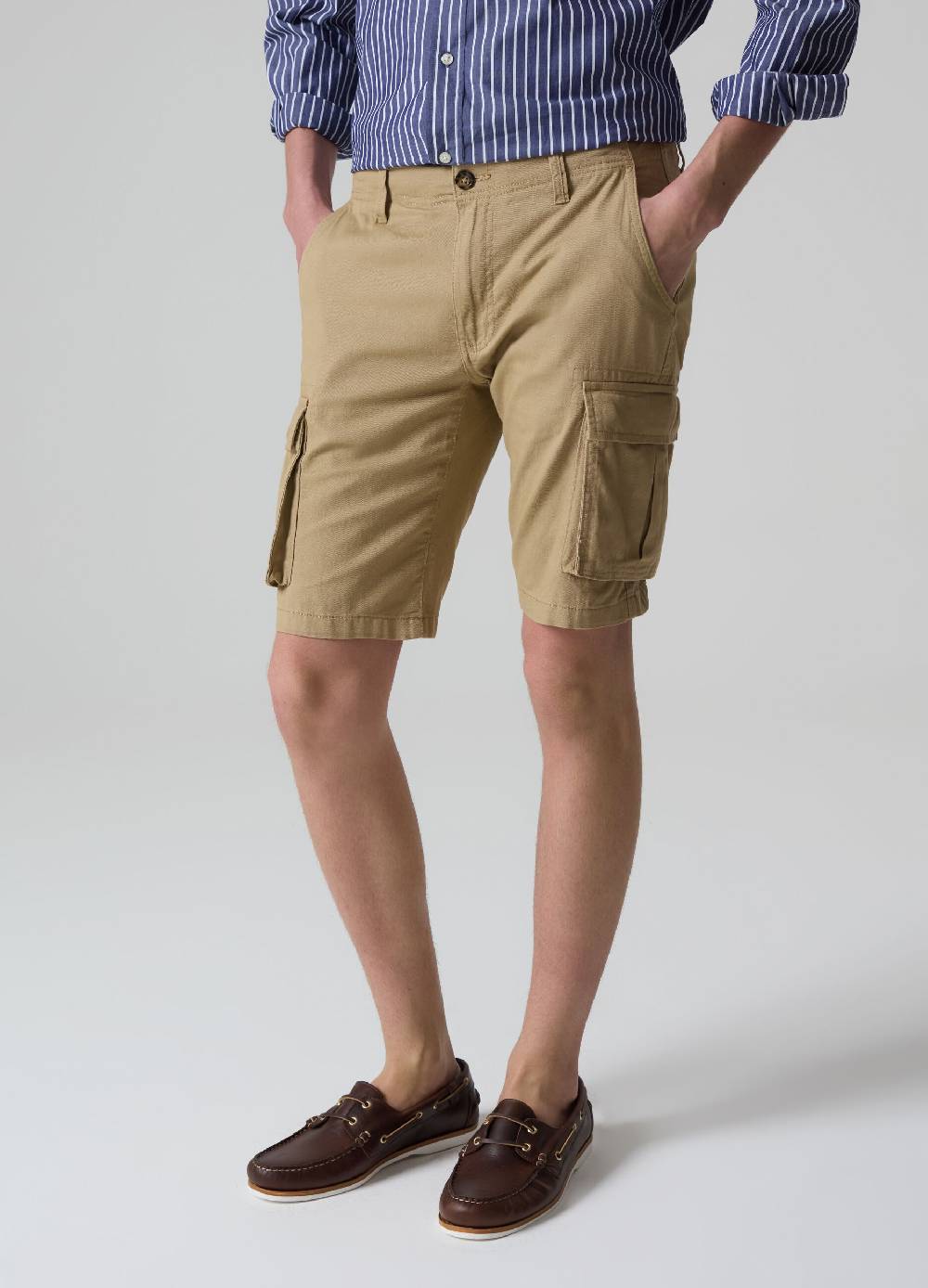 Ovs Bermuda Cargo In Twill Di Cotone