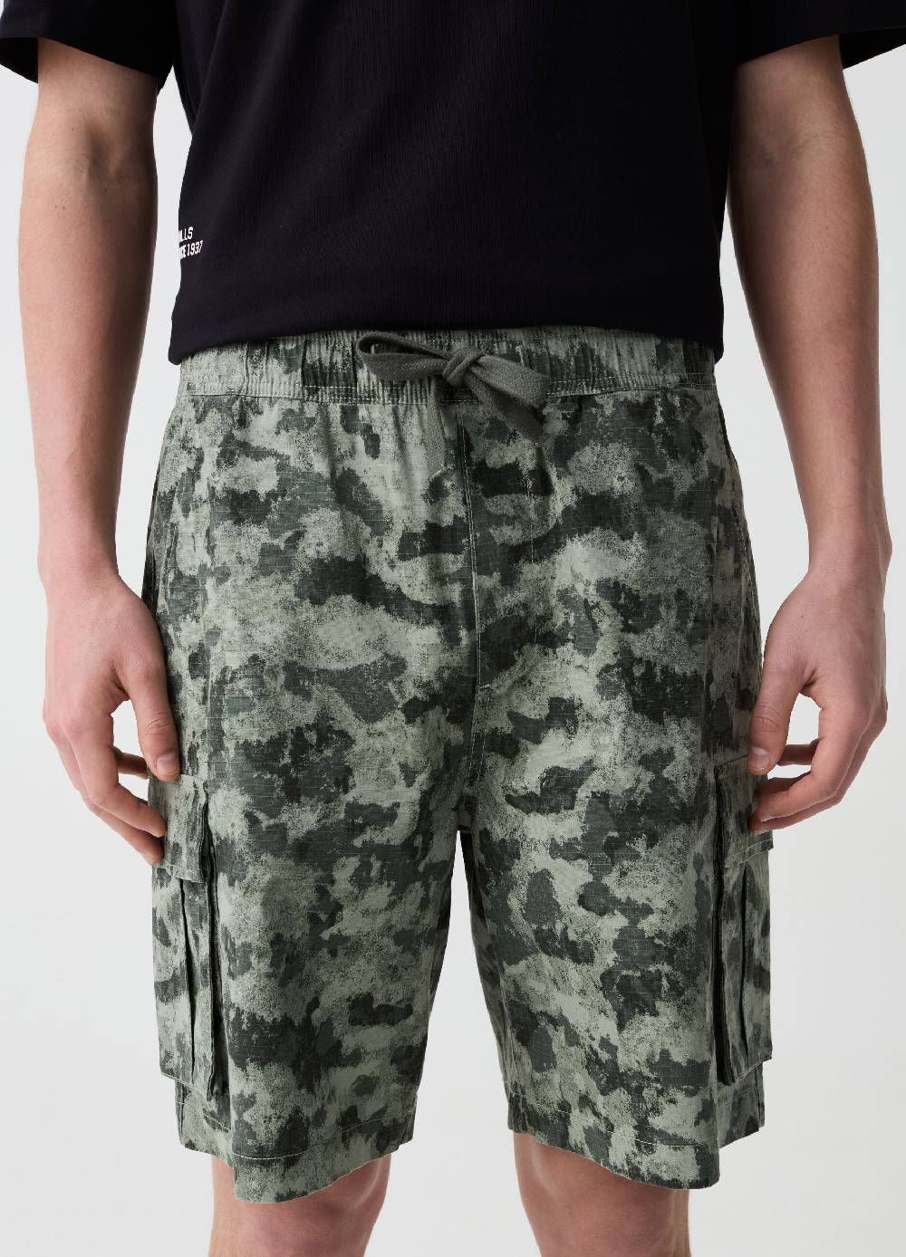 Ovs Bermuda Cargo Jogger Camouflage
