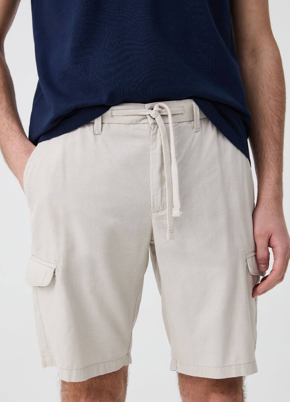 Ovs Bermuda Cargo Jogger Con Coulisse