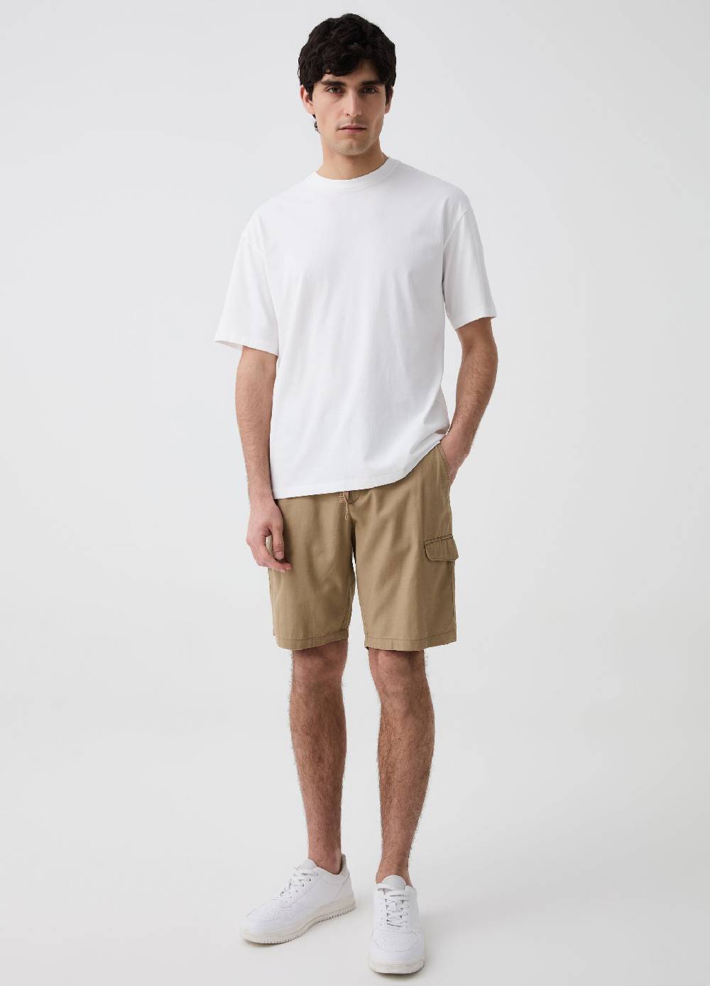 Ovs Bermuda cargo jogger con coulisse