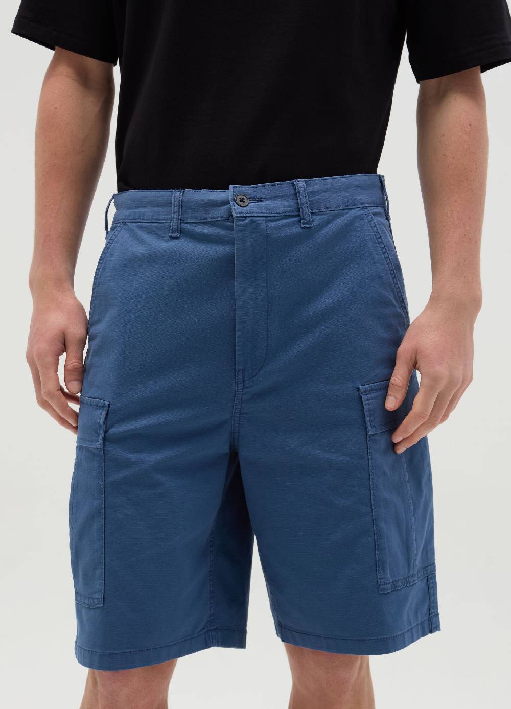 Ovs Bermuda Cargo Stretch Con Trama Ripstop