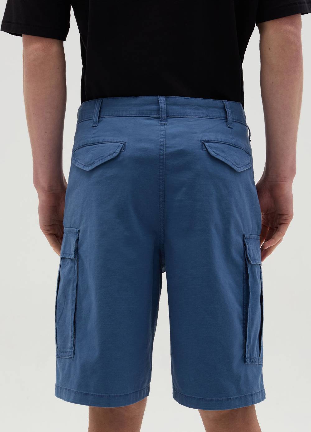 Ovs Bermuda Cargo Stretch Con Trama Ripstop