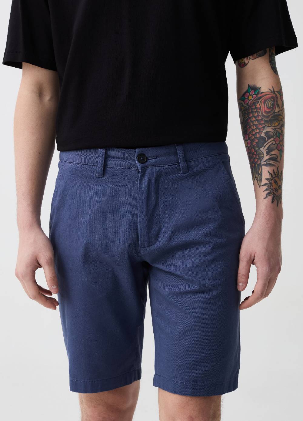 Ovs Bermuda Chino In Cotone