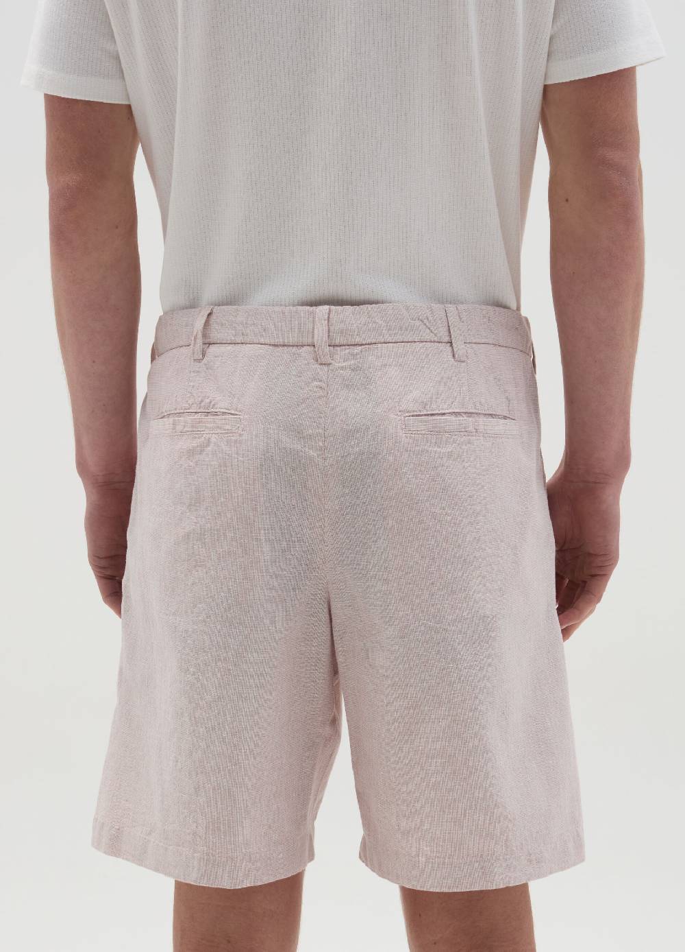 Ovs Bermuda Chino In Cotone E Lino Con Pinces