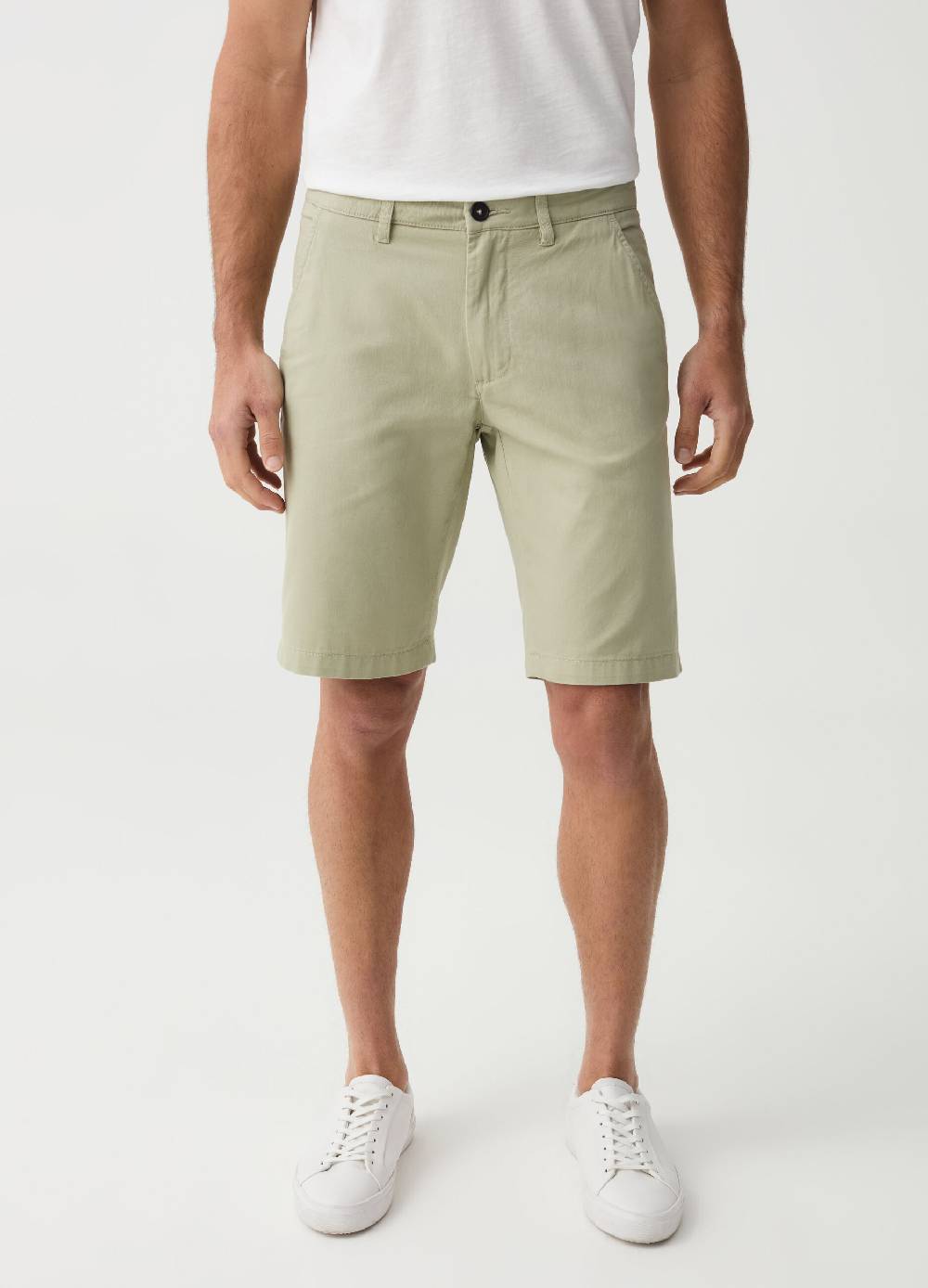 Ovs Bermuda Chino In Cotone