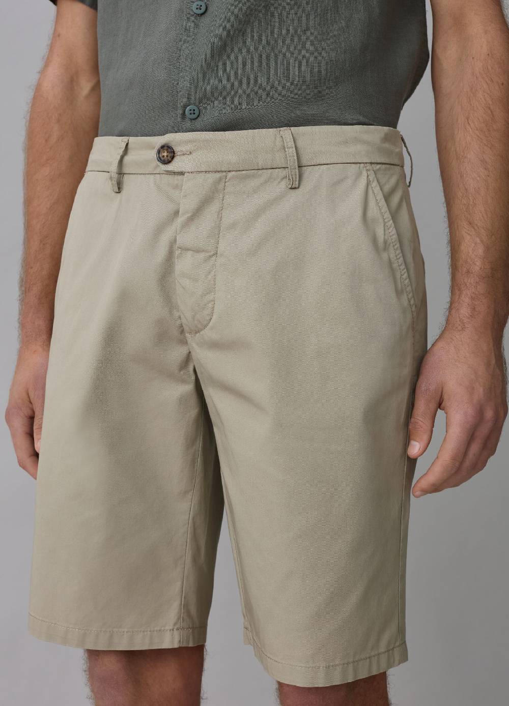Ovs Bermuda Chino In Cotone Stretch