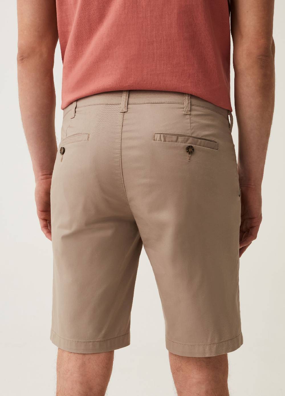 Ovs Bermuda Chino In Cotone Stretch
