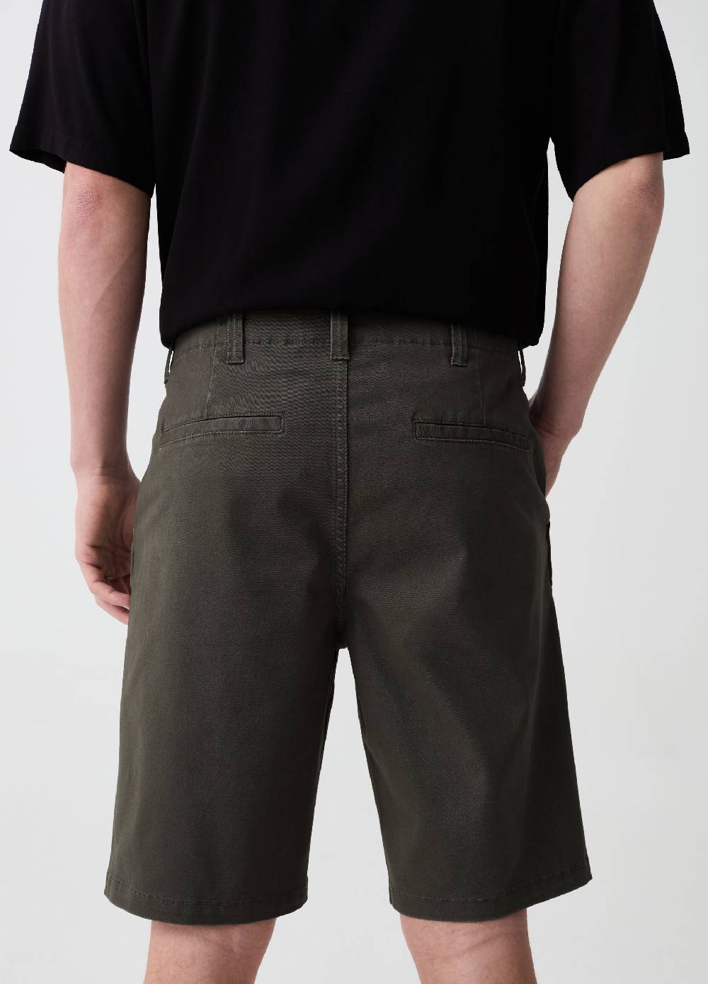 Ovs Bermuda Chino In Cotone Stretch