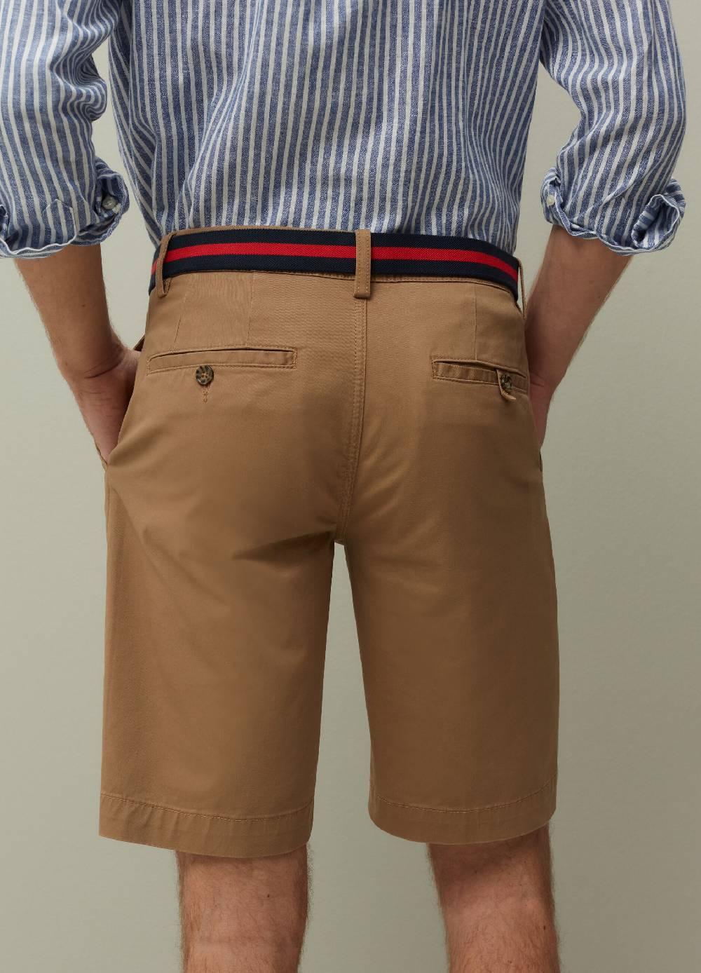 Ovs Bermuda Chino In Cotone Stretch