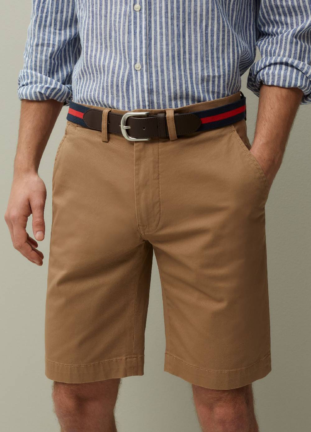 Ovs Bermuda Chino In Cotone Stretch