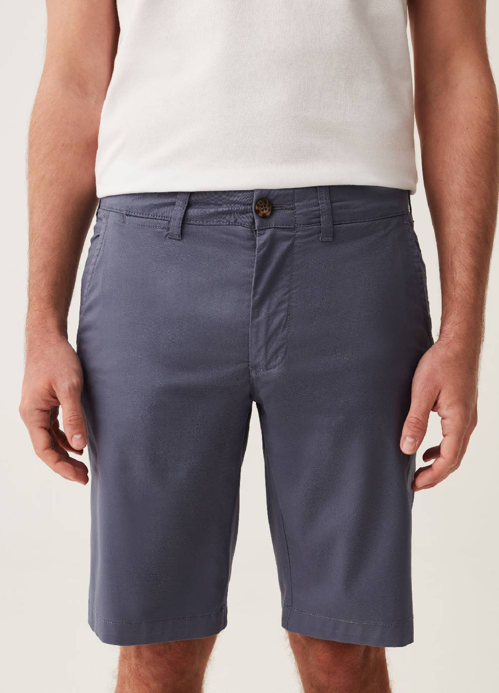 Ovs Bermuda Chino In Cotone Stretch