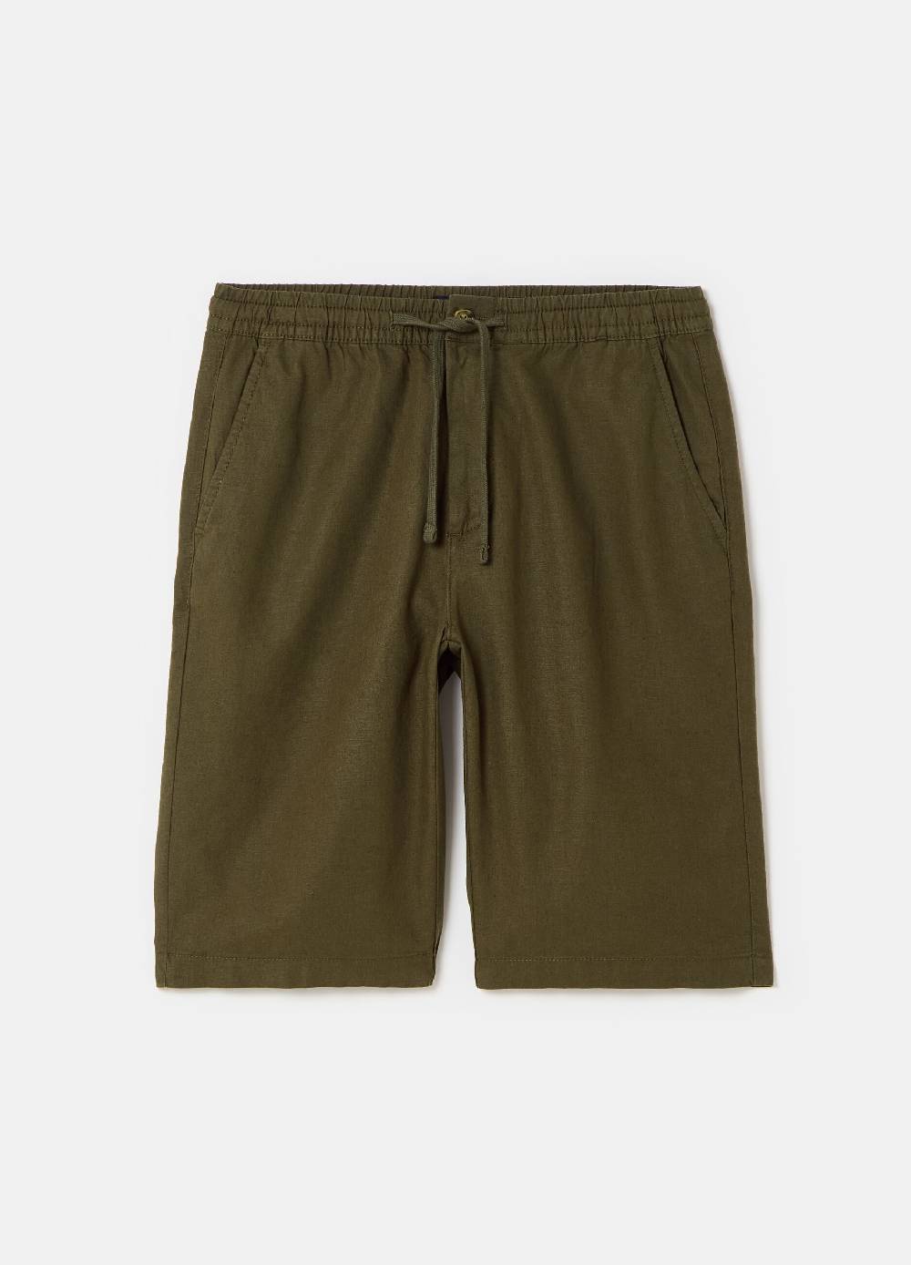 Ovs Bermuda Chino In Lino E Cotone Con Coulisse