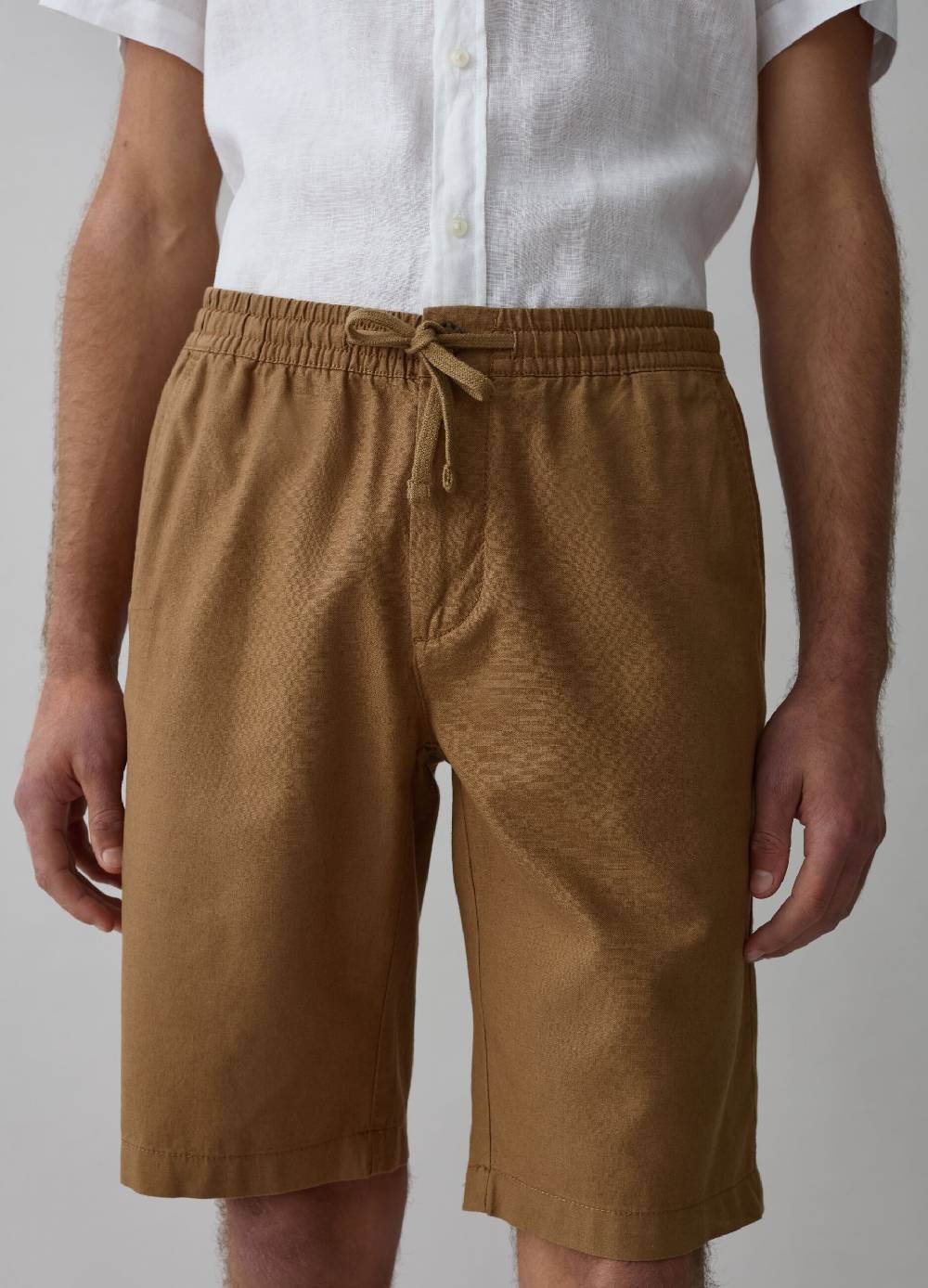 Ovs Bermuda Chino In Lino E Cotone Con Coulisse