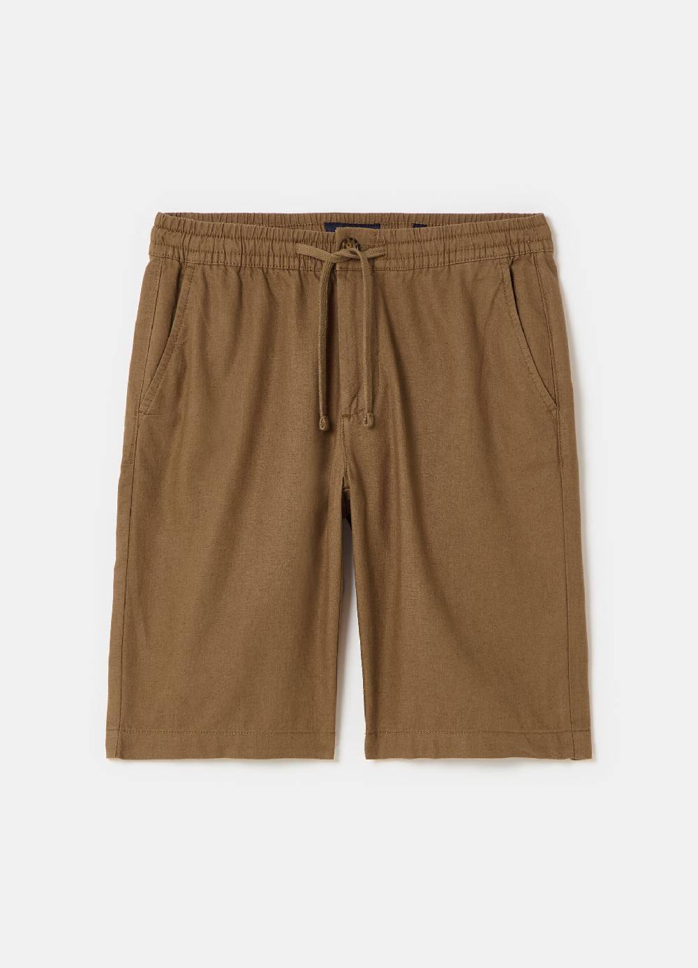 Ovs Bermuda Chino In Lino E Cotone Con Coulisse