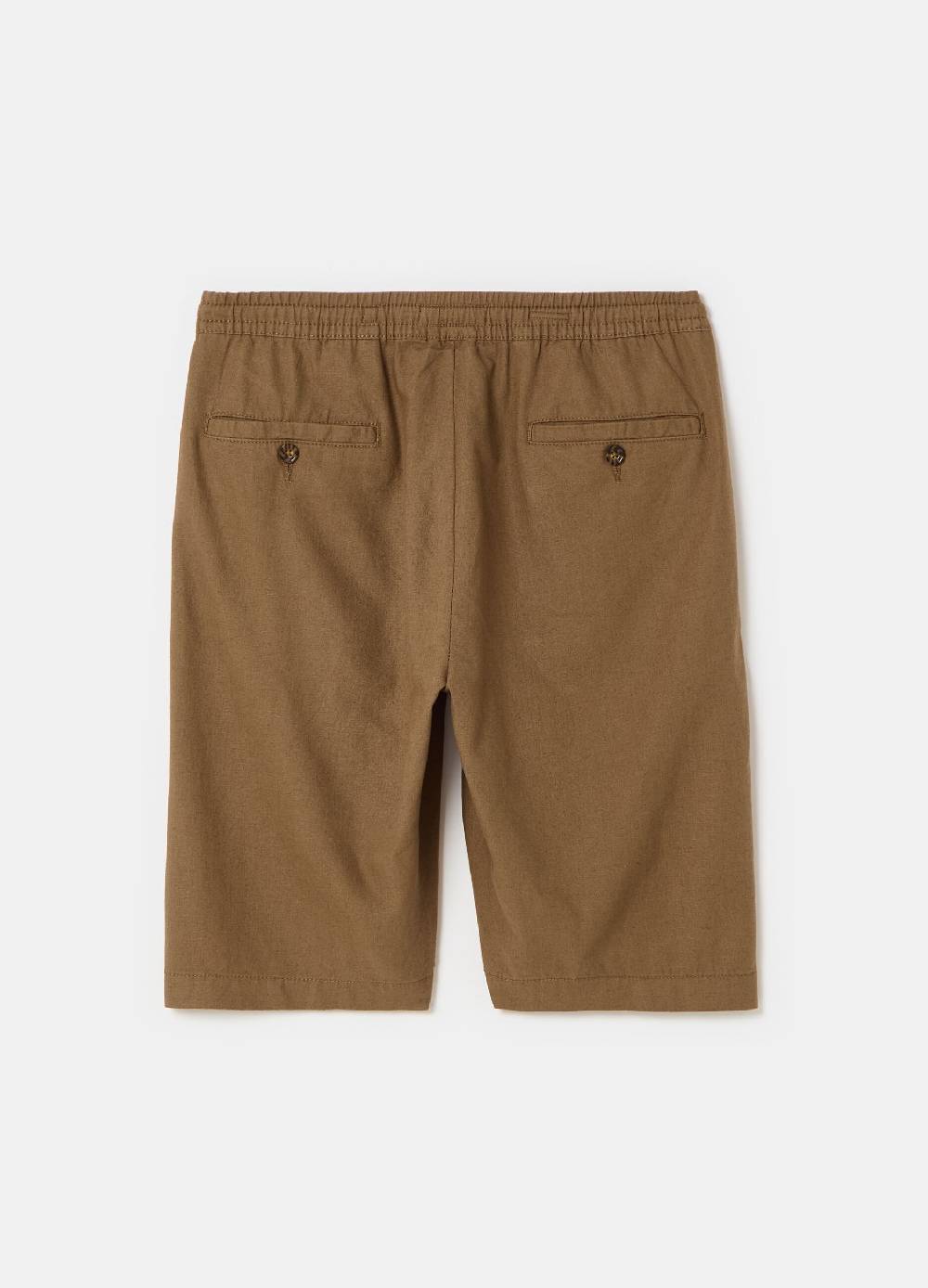Ovs Bermuda Chino In Lino E Cotone Con Coulisse