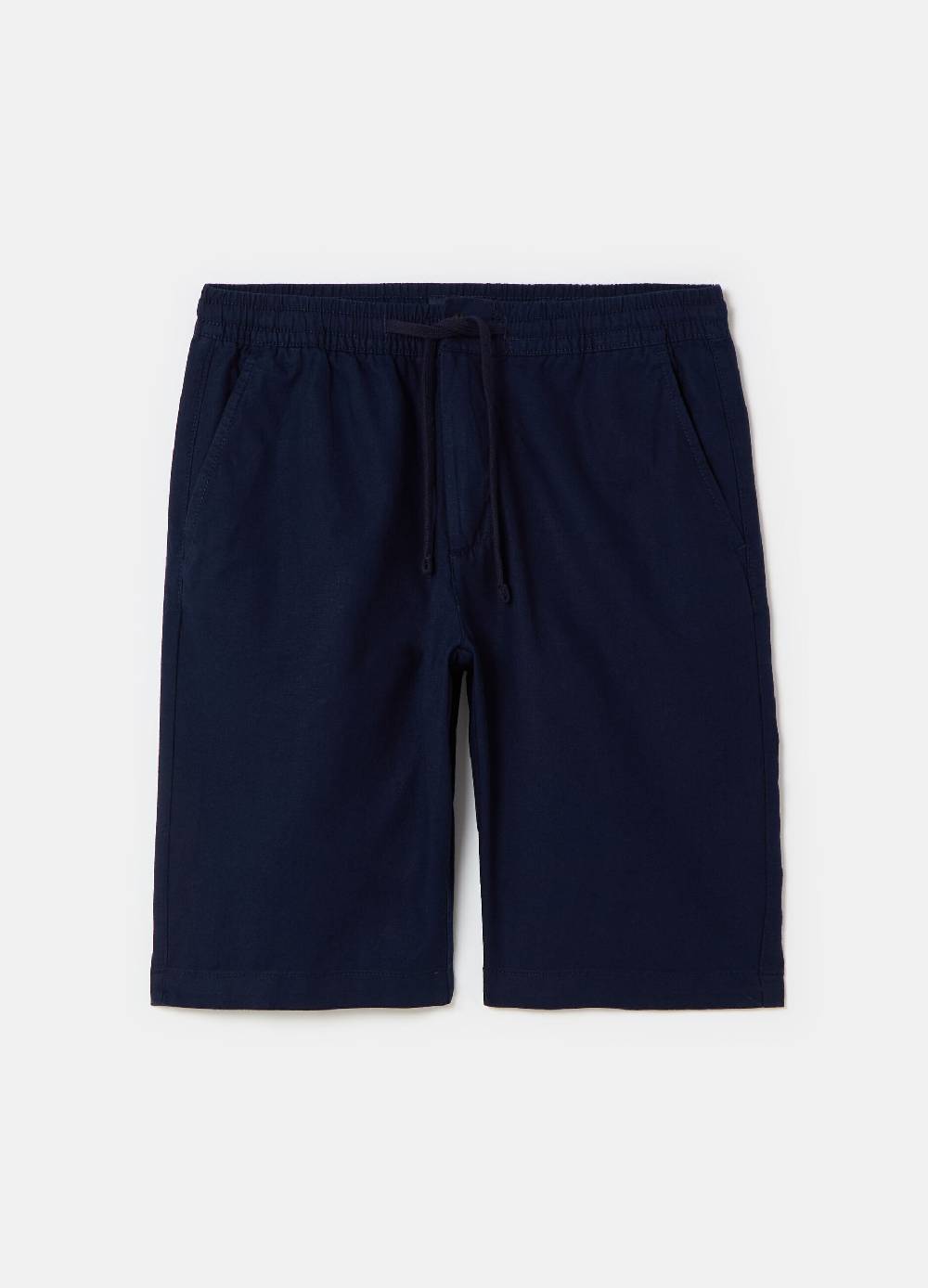 Ovs Bermuda Chino In Lino E Cotone Con Coulisse