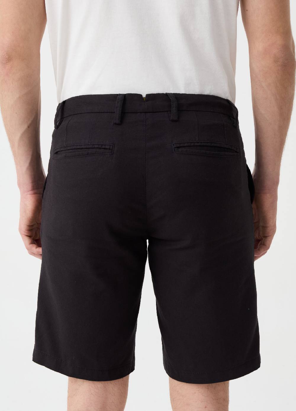 Ovs Bermuda Chino In Lino E Cotone