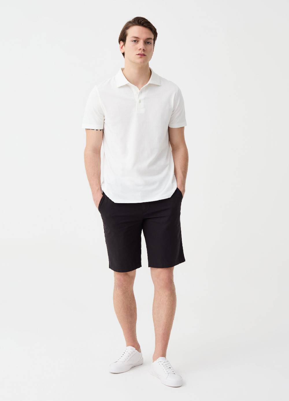 Ovs Bermuda chino in lino e cotone