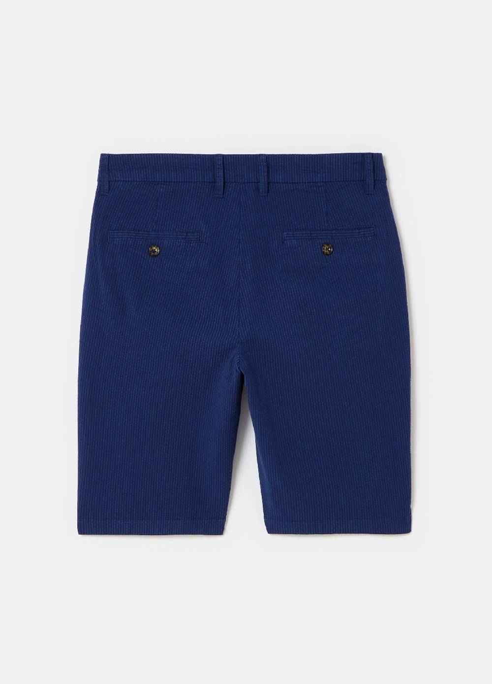Ovs Bermuda Chino In Seersucker A Righe