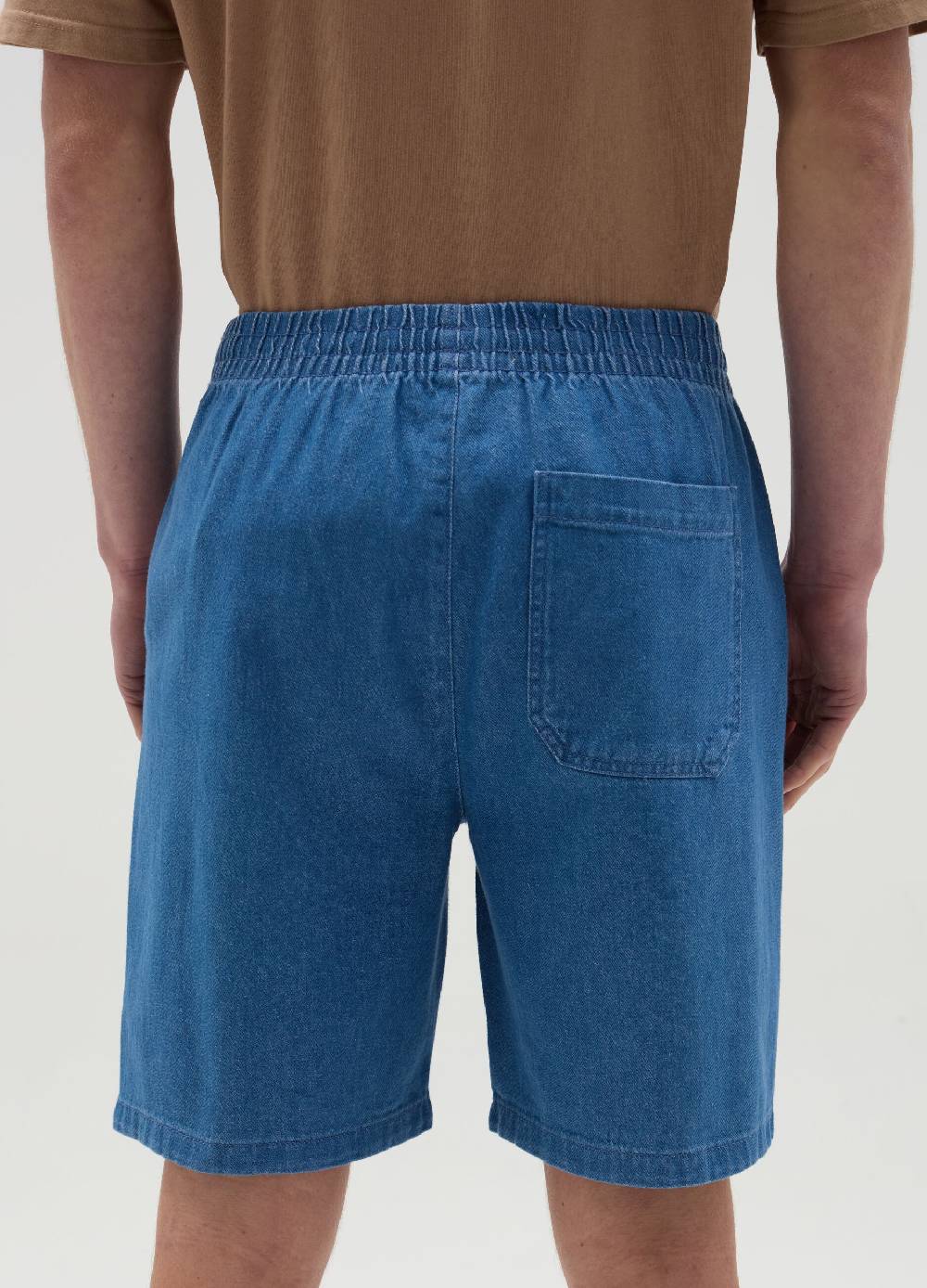 Ovs Bermuda Chino Jogger In Denim